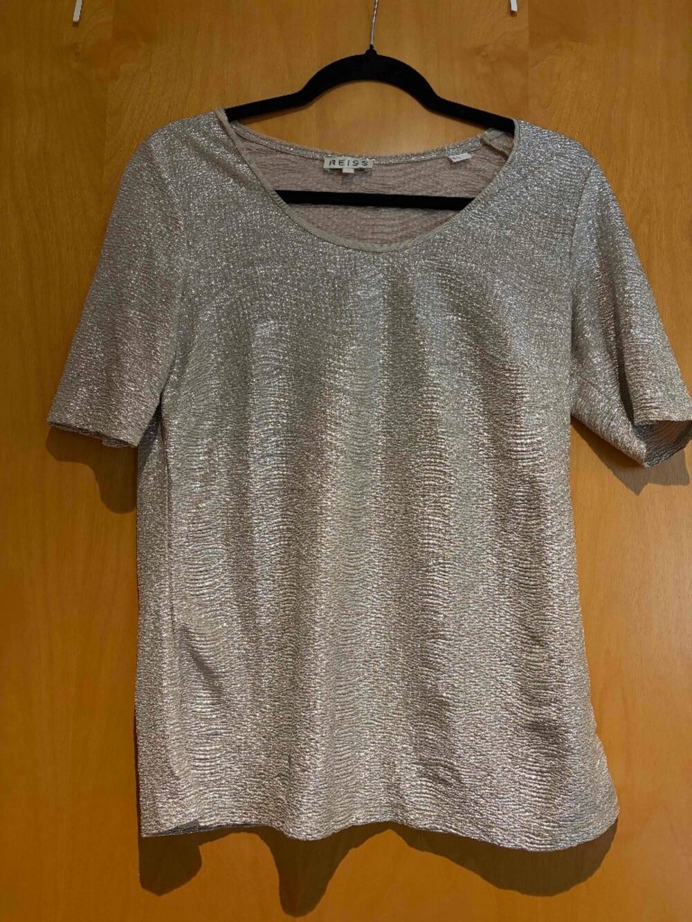 Reiss Gold T-shirt Size Small